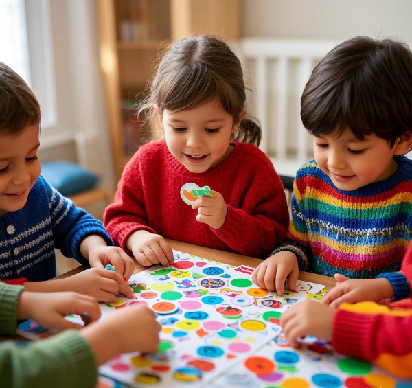 Les avantages de jouer avec les autocollants pour enfants pour les enfants