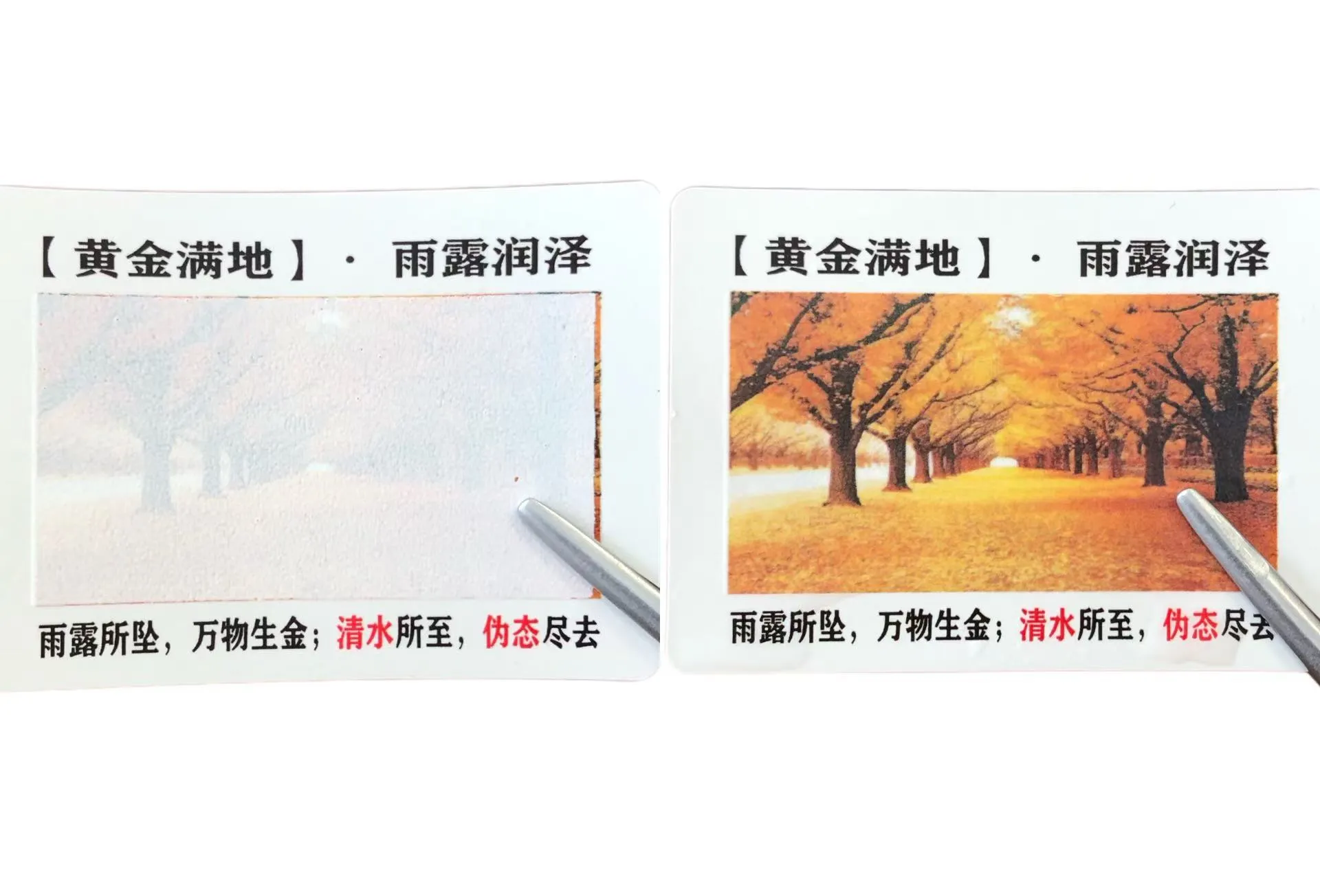 Connaissez-vous les étiquettes sensibles à l’eau qui changent de couleur ?