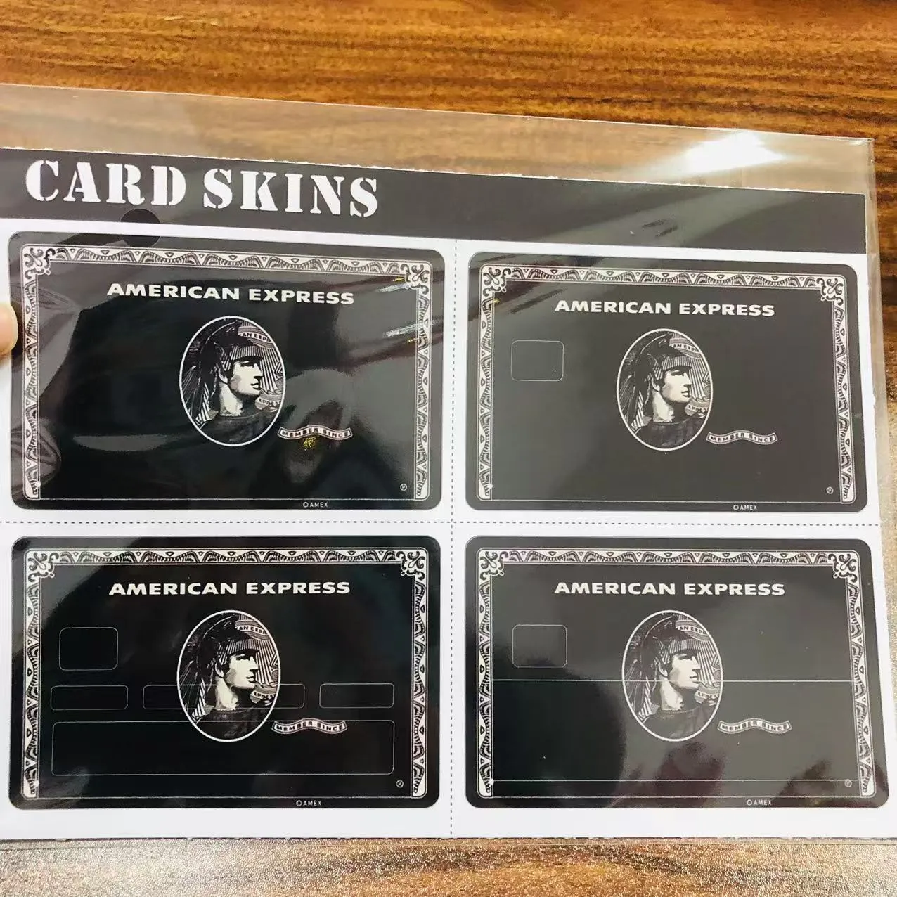 Vous trouverez ici les autocollants de carte de crédit que vous souhaitez