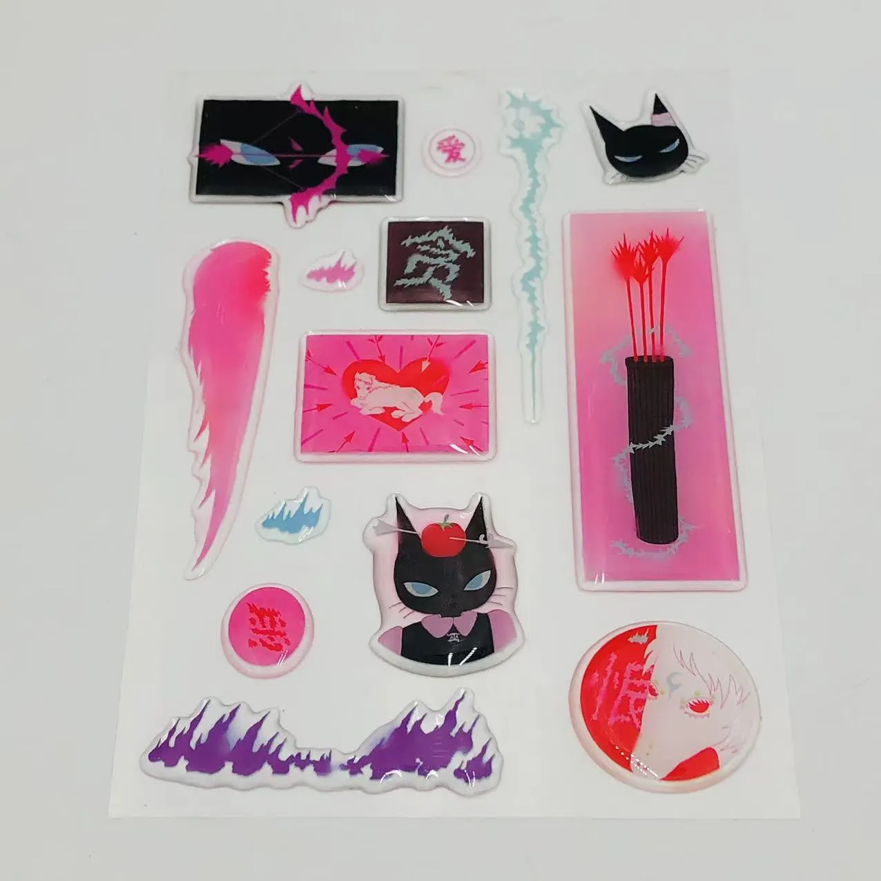 Autocollant époxy 3D