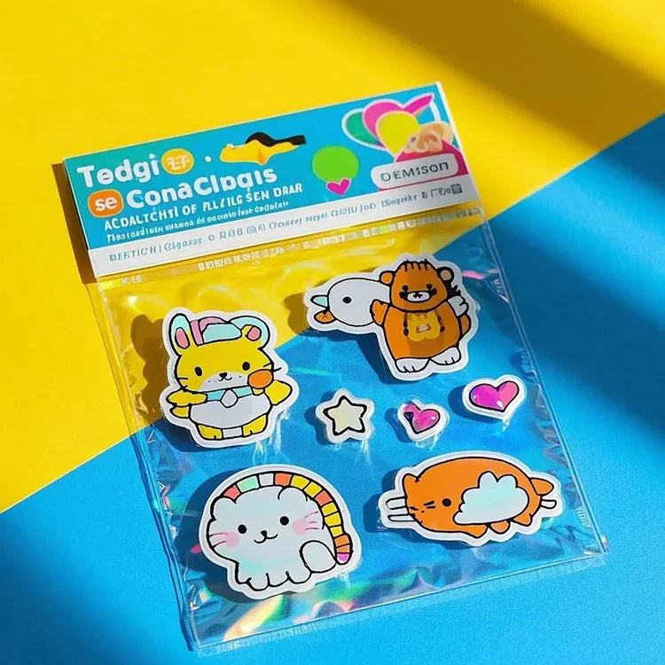 Adorables autocollants d'animaux