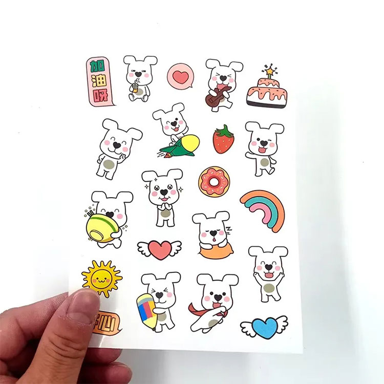 Autocollants de récompense de dessin animé