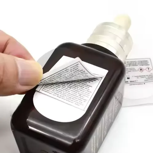 Étiquettes cosmétiques multicouches