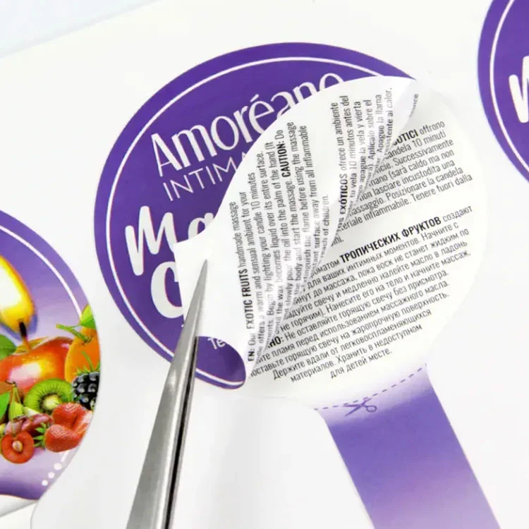 Étiquette multicouche de filet