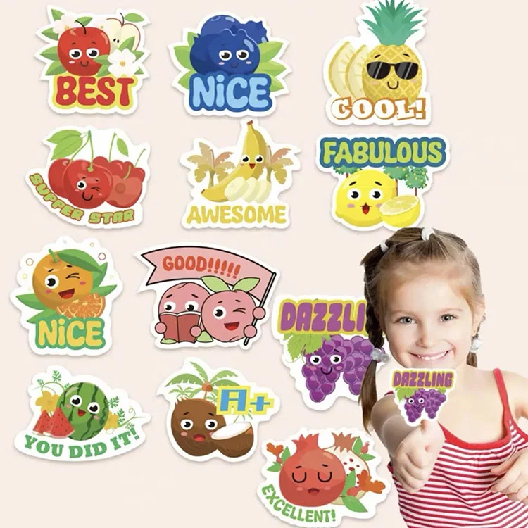 Autocollants parfumés fruités