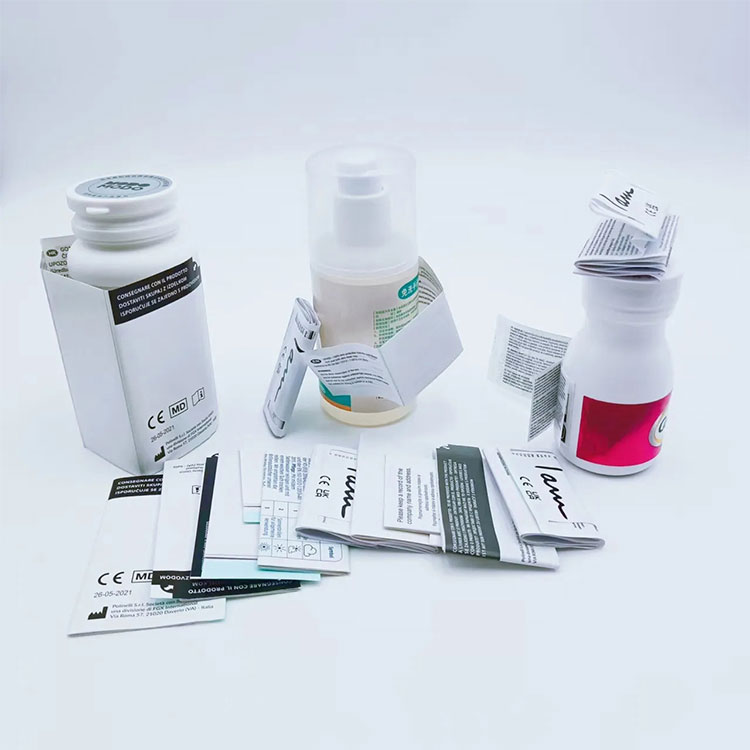 Étiquettes de brochures médicales