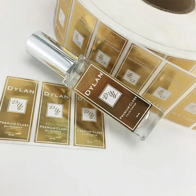 Étiquette de parfum multicouche