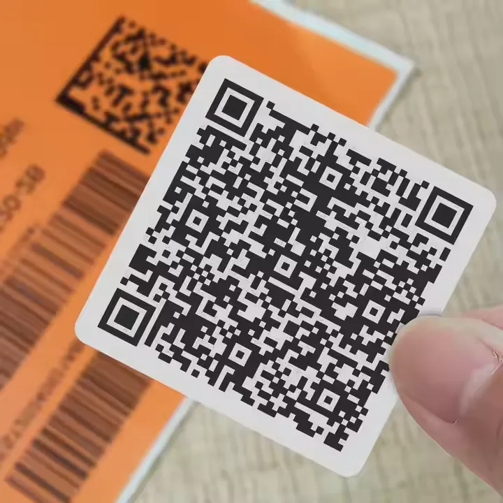 Étiquette de code QR