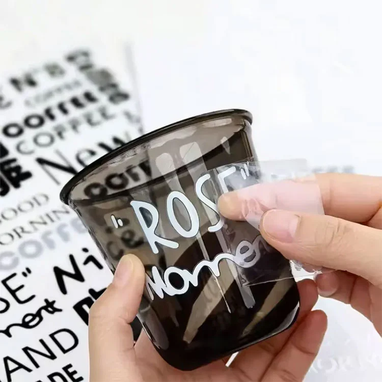 Autocollants de tasse de transfert UV