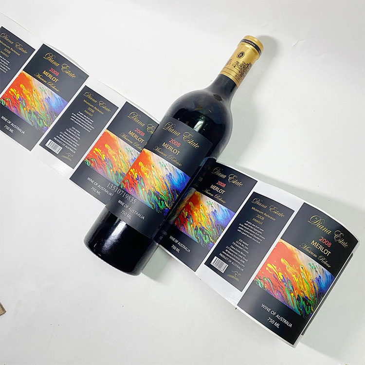Étiquettes multicouches pour le vin